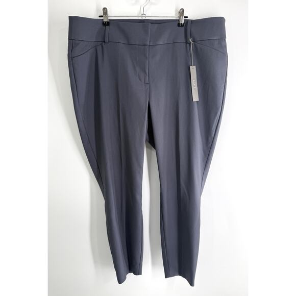 Ann Taylor LOFT Plus Marisa Skinny Pants Womens 16 Ankle Stretch Cotton Blend - Picture 1 of 9